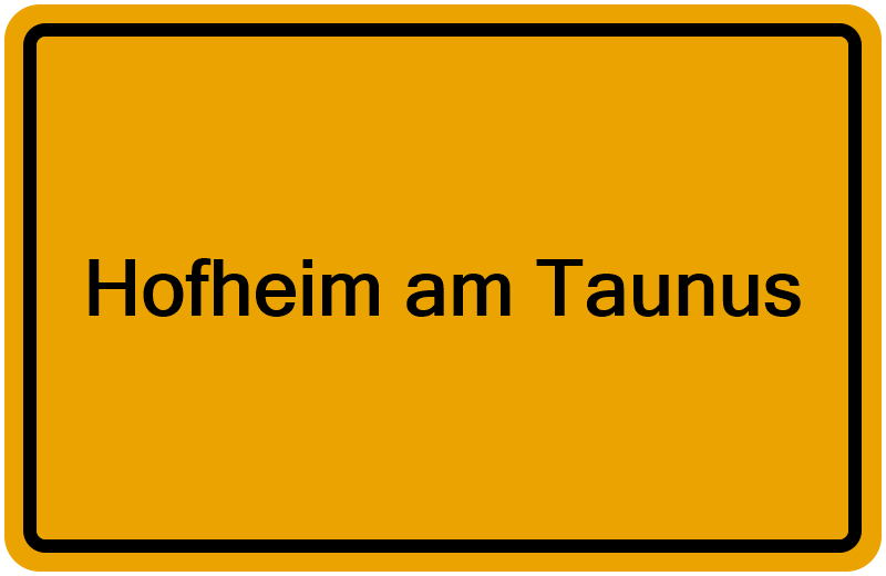 Handelsregister Hofheim am Taunus